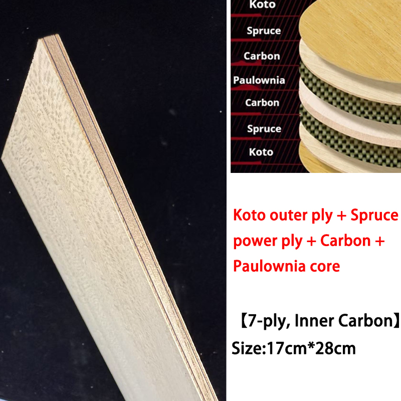 Koto DIY Table Tennis Blade Wo - Table Tennis Logo ulasan dan harga