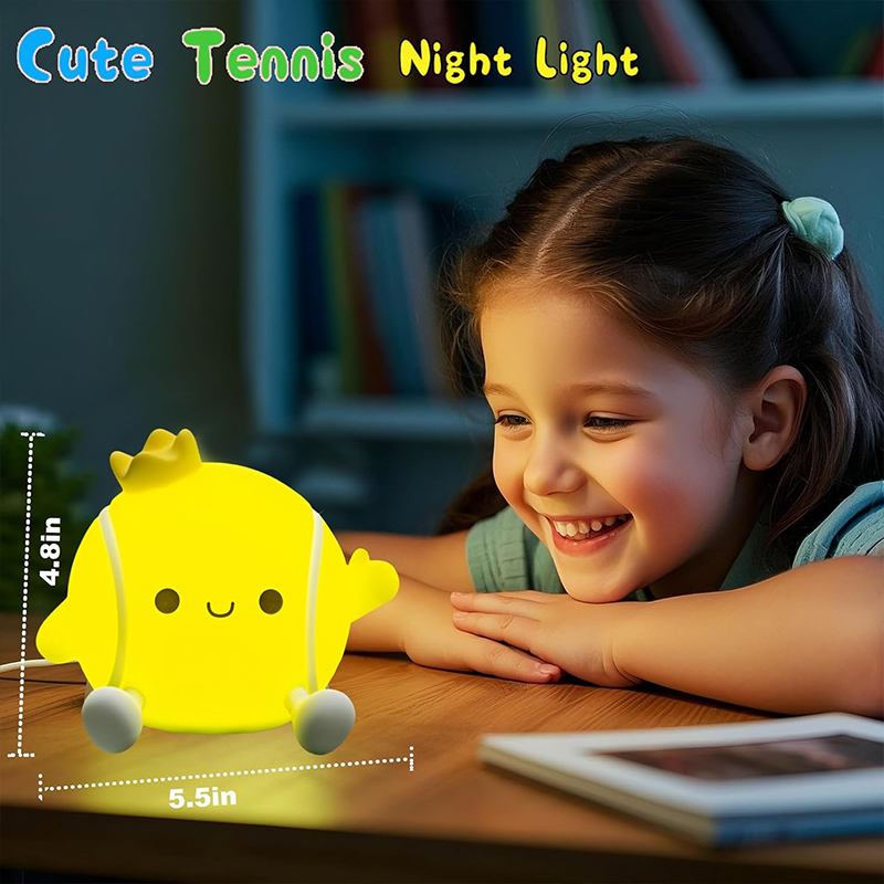 Cute Tennis Night Light Silico - Table Tennis Kids ulasan dan harga