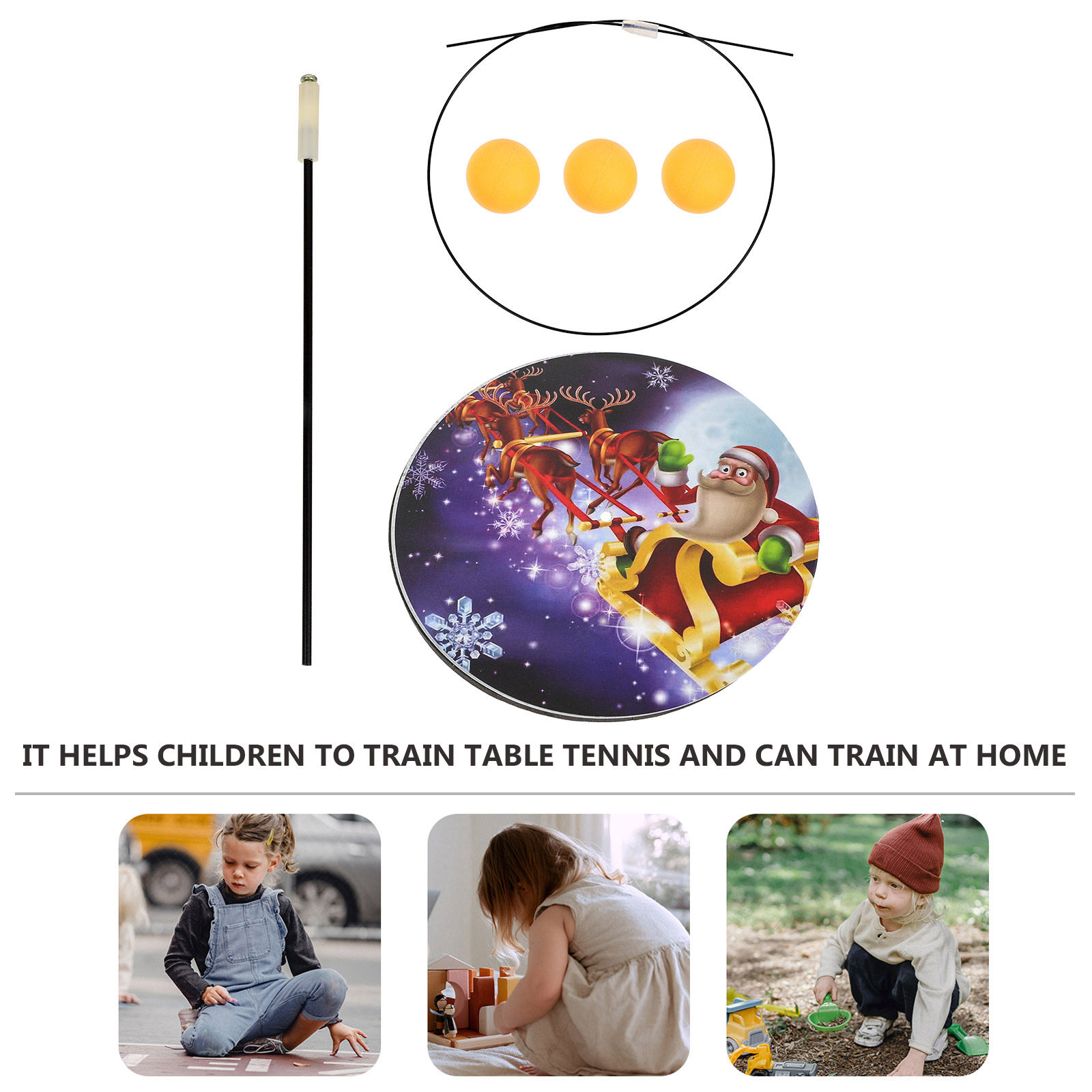 1Set Table Tennis Training Dev - Table Tennis Kids ulasan dan harga