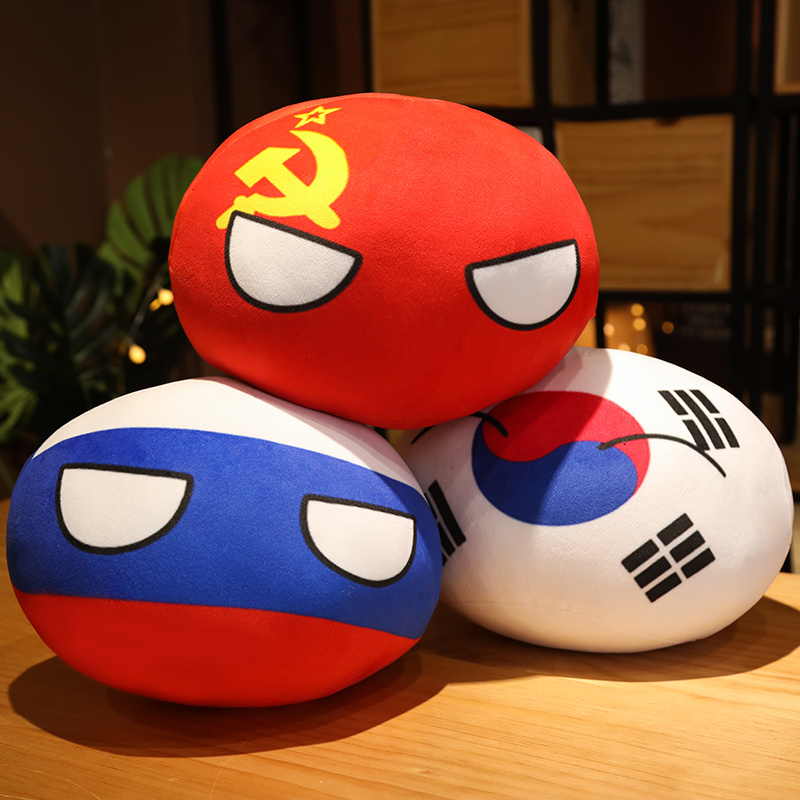 Funny 10/30/50cm Polandball Co - Table Tennis France ulasan dan harga