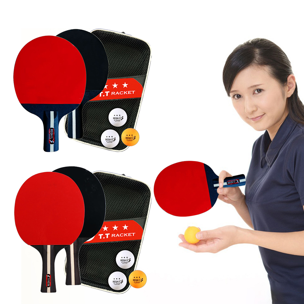 Table Tennis Racket 2 Rackets  - Table Tennis Db ulasan dan harga