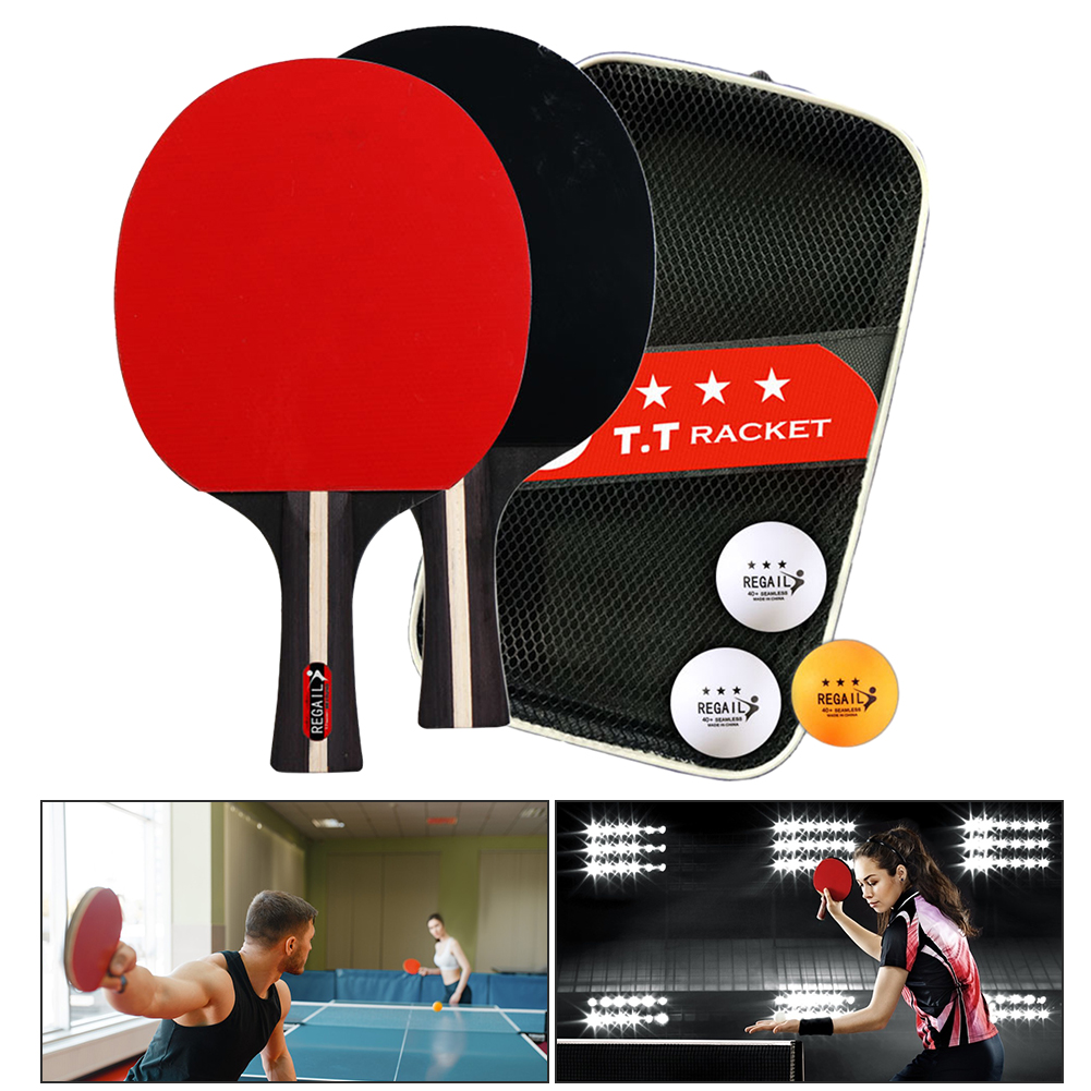 Table Tennis Racket 2 Rackets  - Table Tennis Db ulasan dan harga