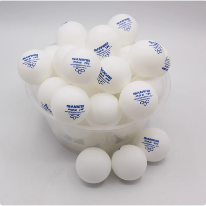 100 pcs Sanwei New Materials P - Table Tennis Logo ulasan dan harga