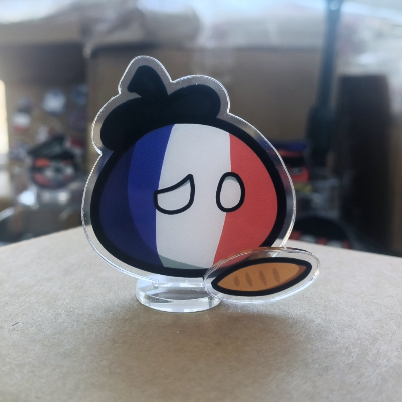 23 Styles Countryballs Acrylic - Table Tennis France ulasan dan harga