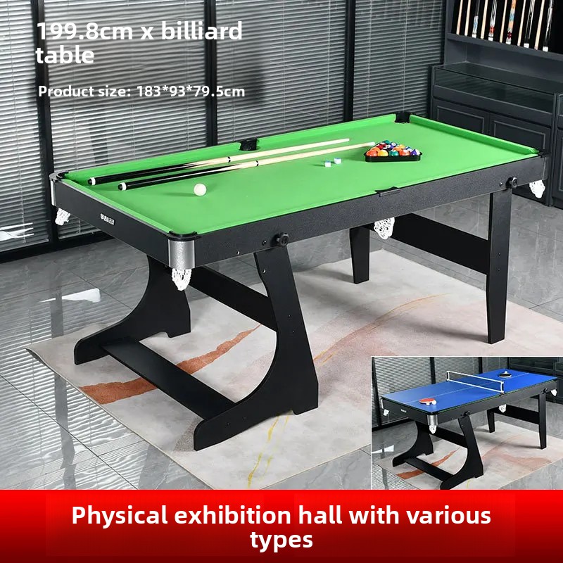 6ft 1.8m Folding Pool Table, 3 - Table Tennis Kids ulasan dan harga
