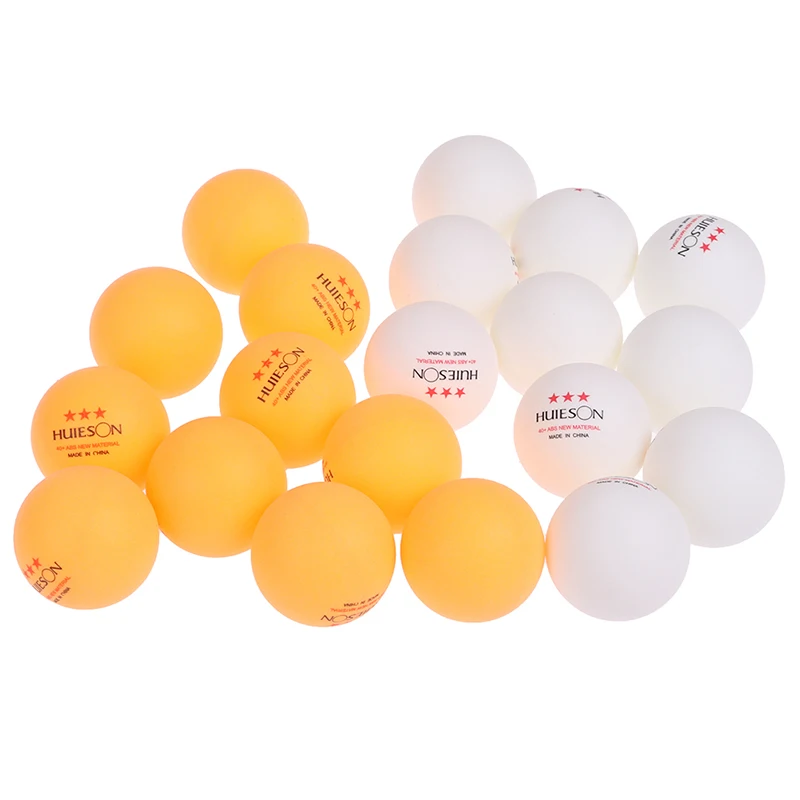 100Pcs Huieson Official New AB - Table Tennis Single ulasan dan harga
