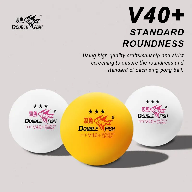DOUBLE FISH 3 Star V40+ 30/50/ - Table Tennis Single ulasan dan harga