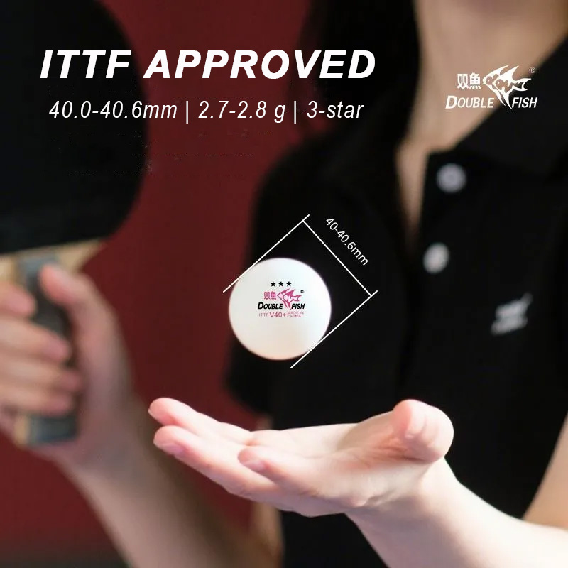 DOUBLE FISH 3 Star V40+ 30/50/ - Table Tennis Single ulasan dan harga
