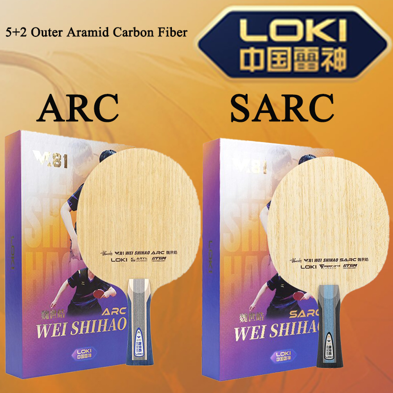 New LOKI W81 Series ARC SARC T - Table Tennis Racket ulasan dan harga
