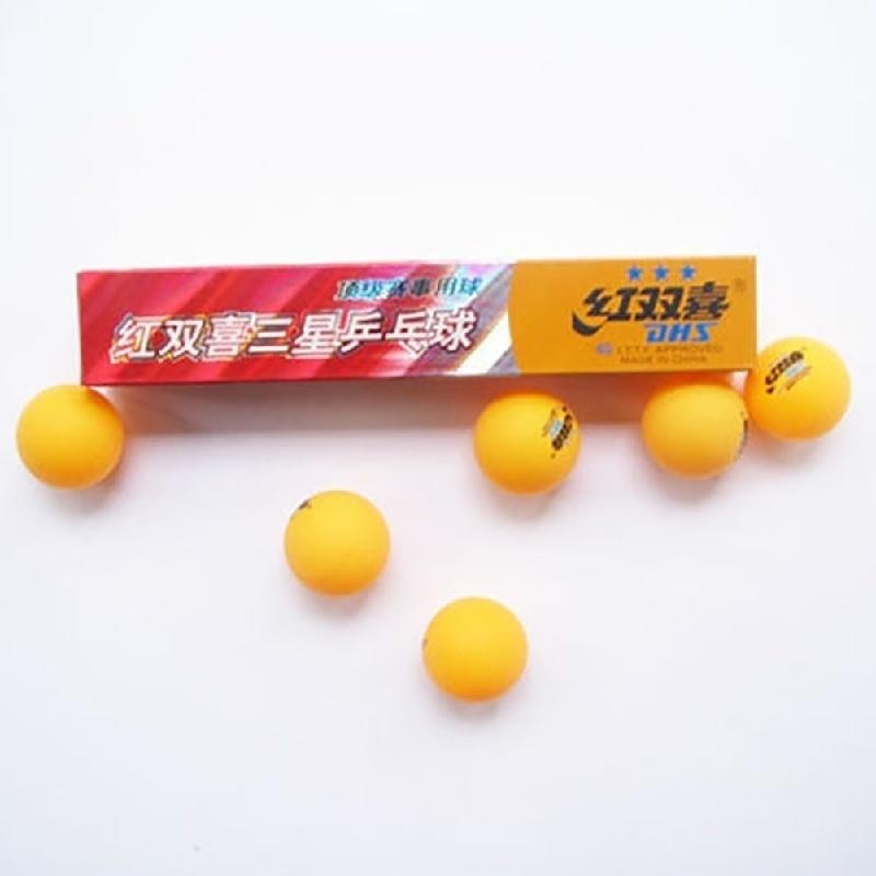 6 Pcs New 3-Star Ping Pong Bal - Table Tennis Logo ulasan dan harga