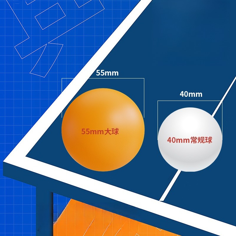 55Mm Table Tennis Large Ball H - Table Tennis Logo ulasan dan harga